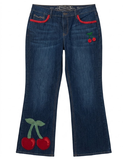 Cherry Pie Bottom Jeans