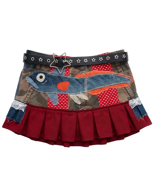 Ponyo Graphic Skirt