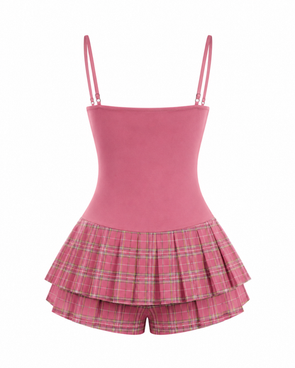 Lolita Plaid Romper