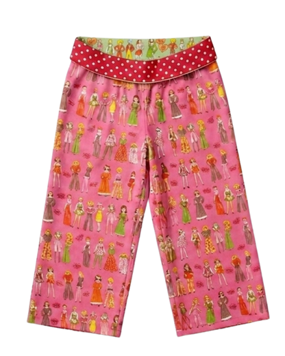 70s Girls Graphic Pants