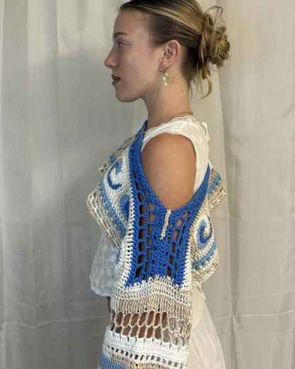 Wave Crochet Shrug