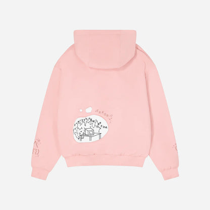 Burned Out Reversible Zip